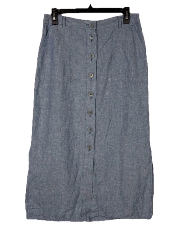 Talbots Dresses & Skirts - Talbots 100% Linen Button Front Maxi Skirt Coastal Preppy Minimalist Lagenlook